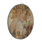 果実(アールヌーボー)(雌ポートレート)（果実） ダーツボード (正面左)