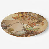 果実(アールヌーボー)(雌ポートレート)（果実） ペーパープレート (アングル)