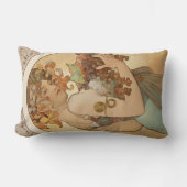 果実(アールヌーボー)(雌ポートレート)(果実) ランバークッション (正面)