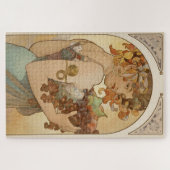 果実(アールヌーボー)(雌美しい)（果実） ジグソーパズル (横)