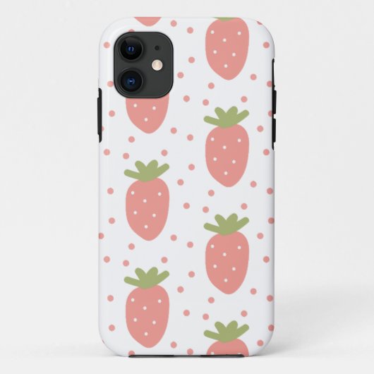 果実,イチゴ,背景画像 Case-Mate iPhoneケース (裏面)