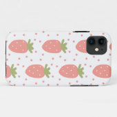 果実,イチゴ,背景画像 Case-Mate iPhoneケース (裏面(横))