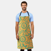 果実 エプロン (着用した状態)