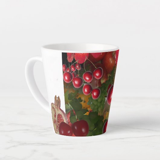 果実 カフェラテマグ (左アングル)