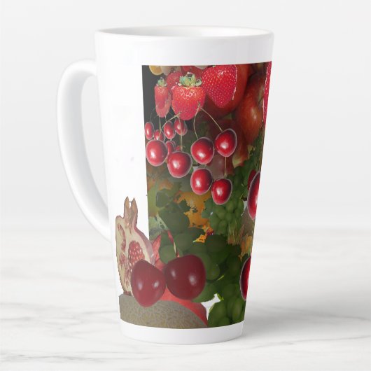 果実 カフェラテマグ (左アングル)