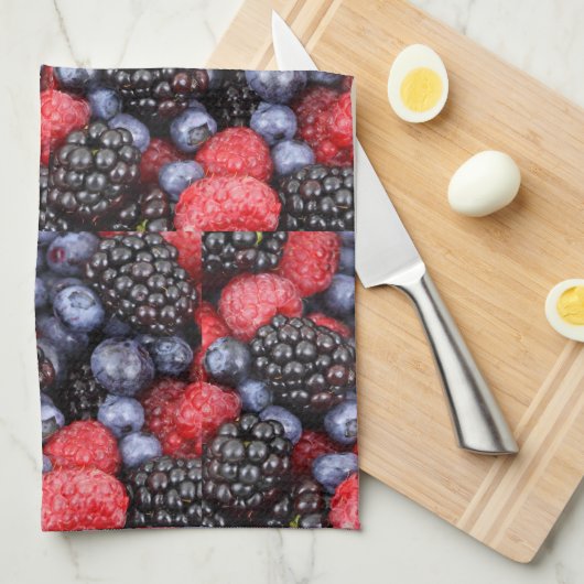 果実 キッチンタオル (四つ折り)