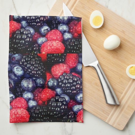 果実 キッチンタオル (四つ折り)