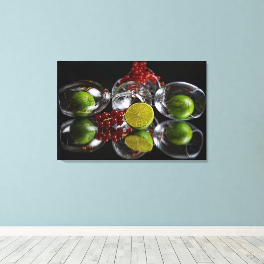 果実 キャンバスプリント (インサイチュ (ウッドフロア))