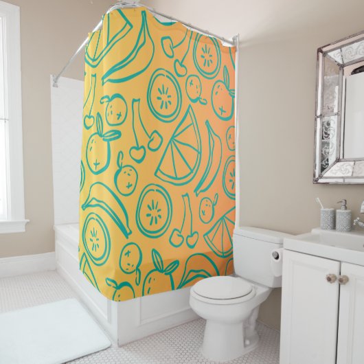 果実 シャワーカーテン (インサイチュ)