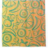 果実 シャワーカーテン (正面)