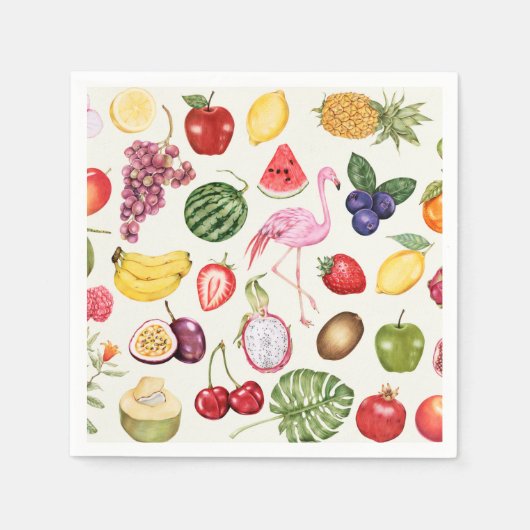 果実 スタンダードカクテルナプキン (正面)