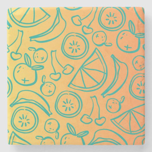 果実 ストーンコースター (正面)