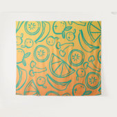 果実 タペストリー (正面(横))