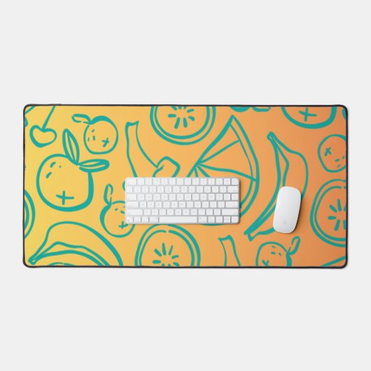 果実 デスクマット (キーボード&マウス)