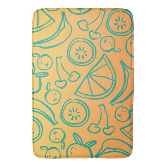 果実 バスマット (正面縦)