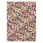 果実、パッチワーク テーブルクロス (正面)