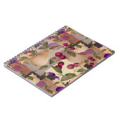 果実、パッチワーク ノートブック (左側)