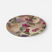 果実、パッチワーク ペーパープレート (アングル)