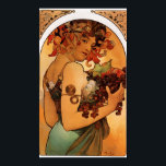 果実 ポスター<br><div class="desc">1897年アルフォンス・マリア・ミュシャによるリトグラフから「フルーツ」。</div>