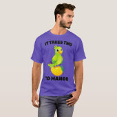 果実 – マンゴーには2回 – オウム鳥 – Tシャツ (正面フル)