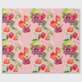 果実 ラッピングペーパー (フラット)