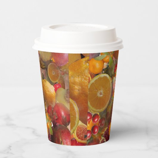 果実 紙コップ (左)