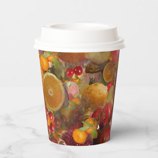 果実 紙コップ (裏面)