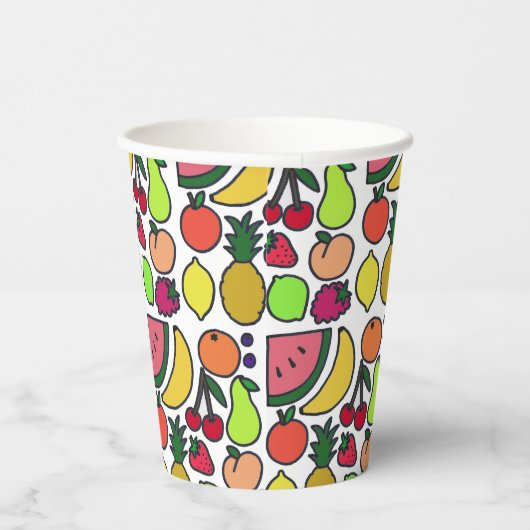 果実 紙コップ (右)