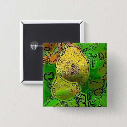 果実 缶バッジ (正面&裏面)