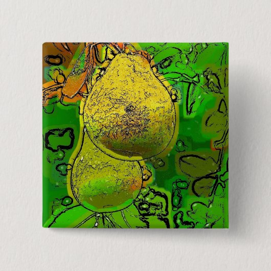 果実 缶バッジ (正面)