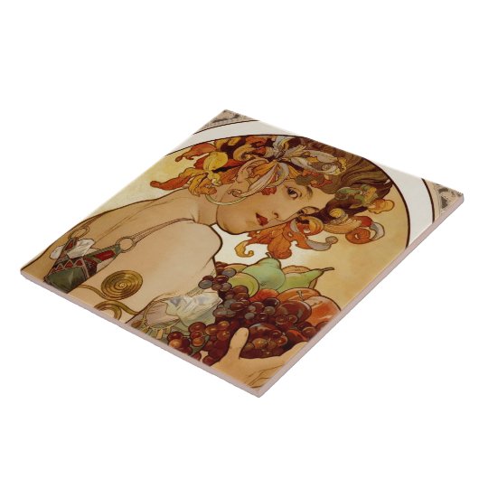 果実 – 1897年秋 タイル (側面)