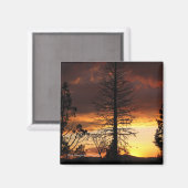 果敢に美しいサンセットマグネット マグネット (正面/裏面)