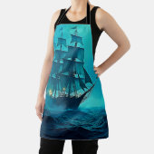 果敢に美しい海航海デザイン エプロン (インサイチュ)