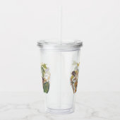 果樹のオードボンイエロークチコオの鳥 アクリルタンブラー (右)