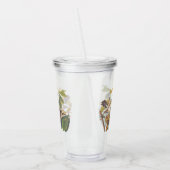 果樹のオードボンイエロークチコオの鳥 アクリルタンブラー (左)