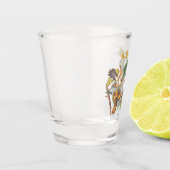 果樹のオードボンイエロークチコオの鳥 ショットグラス (左)