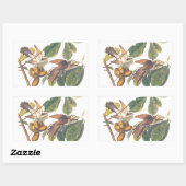 果樹のオードボン産の黄色いクッコ 長方形シール (シート)