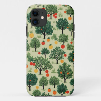 果樹パターン iPhone 11 ケース