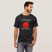 果樹園で最も可愛いリンゴ狩りフルーツをテーマにした愛 Tシャツ (正面フル)