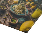 果樹園のシチリア・ピスタチオ・ペストスパゲッティ カッティングボード (角)