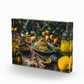 果樹園のシチリア・ピスタチオ・ペストスパゲッティ フォトブロック (右)