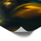 果樹園のシチリア・ピスタチオ・ペストスパゲッティ ポスター (角)