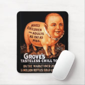 果樹園のトニックはブタとして子供および大人を脂肪作ります マウスパッド (マウス)