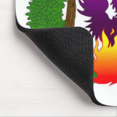 果樹園のロゴ マウスパッド (コーナー)