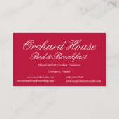 果樹園の家の名刺V.2 名刺 (裏面)