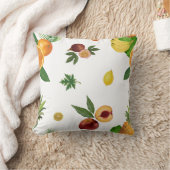 果樹園の屋内を持参スタイリッシュ：果実模様 クッション (ブランケット)