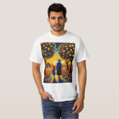 果樹園の母と娘 Tシャツ (正面フル)