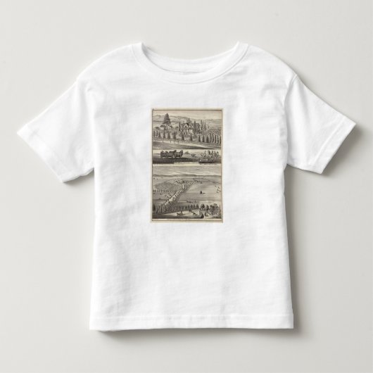 果樹園の農場、サマビルロッジ トドラーTシャツ (正面)