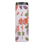 果樹園の鳥シームレスパターン タンブラー (裏面)