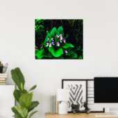 果樹園ワイルドフラワー ポスター (ホームオフィス)